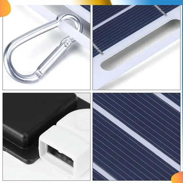 Main image of Portable Solar Panel 2W 5V With USB Safe Charge Stabilizer Charger Outdoor Power Supply For Camping