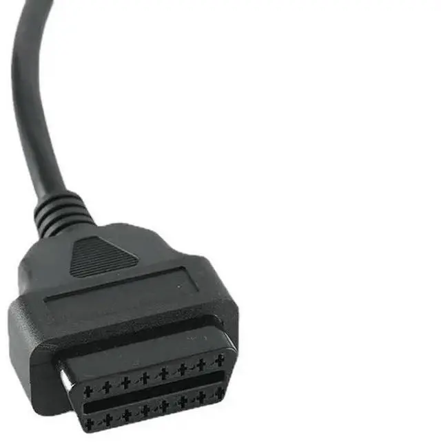 Alt view image 3 of 3 - 1 To 2 OBD Connector Adapter Cable, 30CM OBD2 16 Pin Cable Extension Splitter Male To Dual Female Y OBD 16Pin Cable