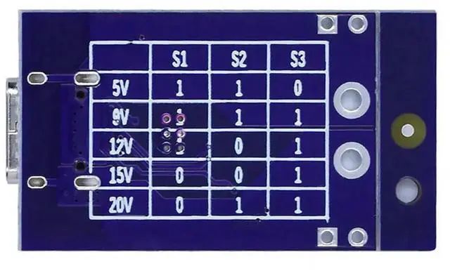Alt view image 3 of 4 - 4X Type-C QC AFC PD2.0 PD3.0 To DC Spoof Scam Fast Charge Trigger Detector USB-PD Notebook Power Supply Change Board