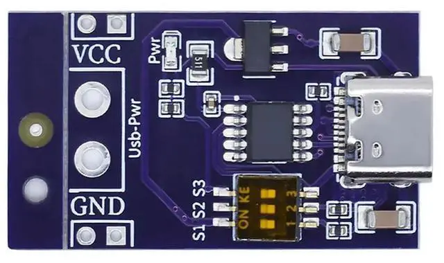 Alt view image 4 of 4 - 4X Type-C QC AFC PD2.0 PD3.0 To DC Spoof Scam Fast Charge Trigger Detector USB-PD Notebook Power Supply Change Board