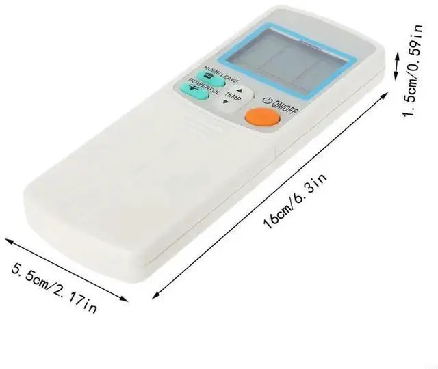 Alt view image 4 of 4 - Wearproof Air Conditioning Remote Controller with Smooth for Touch for Daikin AR