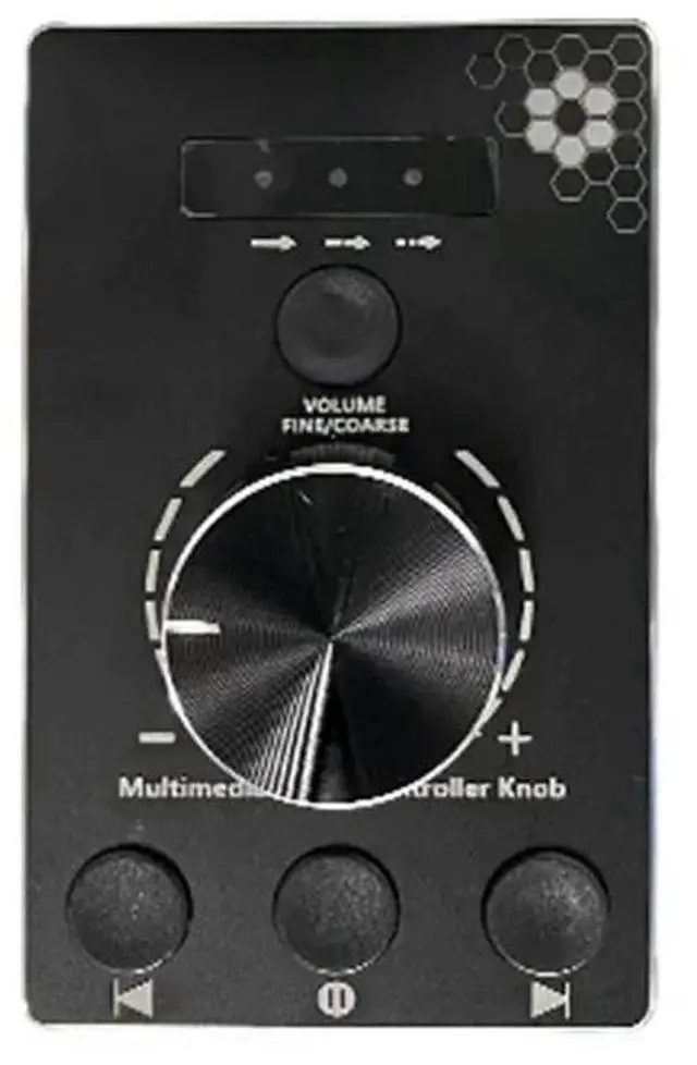 Alt view image 2 of 3 - Multimedia Pc Computer Speaker Volume Controller Knob with 3 Volume Control Modes and One-Click Mute Function