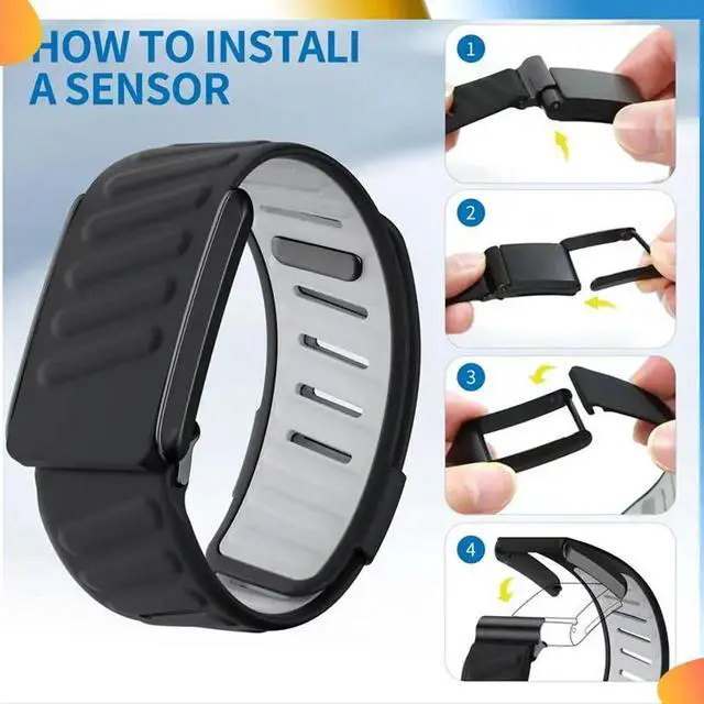 Alt view image 2 of 4 - Sport Flex Wrist Band Soft Touch Silicone Waterproof Andsweatproof Replacement Band Compatible Forwhoop 4.0 Sport Band Oran