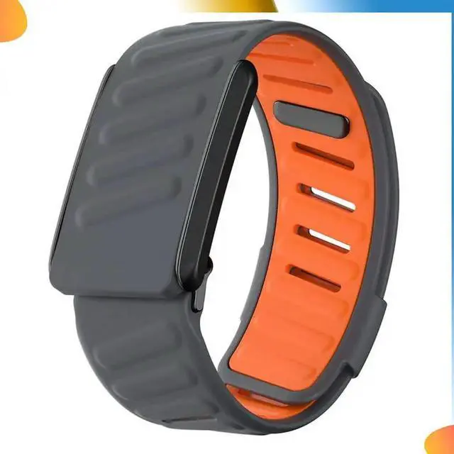 Alt view image 3 of 4 - Sport Flex Wrist Band Soft Touch Silicone Waterproof Andsweatproof Replacement Band Compatible Forwhoop 4.0 Sport Band Oran