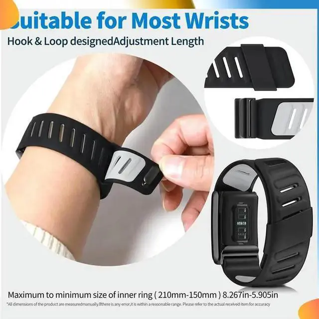 Alt view image 4 of 4 - Sport Flex Wrist Band Soft Touch Silicone Waterproof Andsweatproof Replacement Band Compatible Forwhoop 4.0 Sport Band Oran