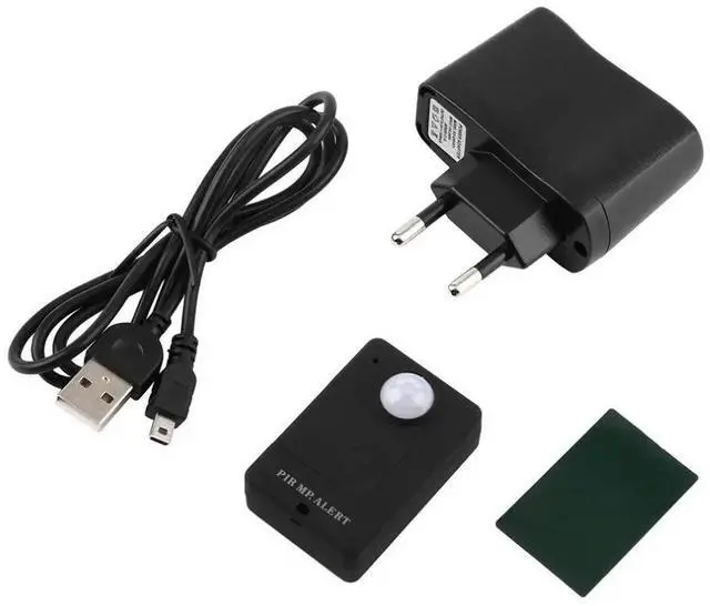 Alt view image 2 of 3 - 1xMini Wireless Motion GSM Alert Detection Monitor Infrared Sensor PIR MP Alarm A9