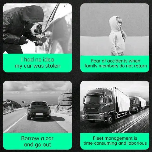 Alt view image 3 of 3 - GPS Mini Locator Via Satellite GPS Positioner Pets Children Anti Lost Locator Car Long Distance Real Time Tracker