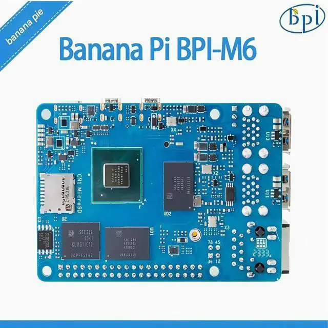 Alt view image 2 of 4 - Banana Pi BPI-M6 uses the VS680 chip from Shenlei Semiconductor, with 4G LPDDR4 and 16G eMMC on board