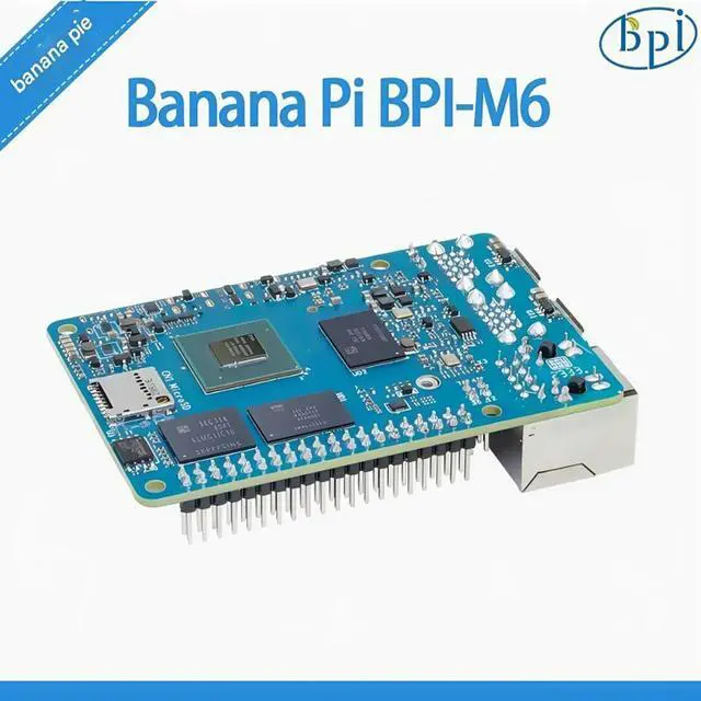 Alt view image 4 of 4 - Banana Pi BPI-M6 uses the VS680 chip from Shenlei Semiconductor, with 4G LPDDR4 and 16G eMMC on board