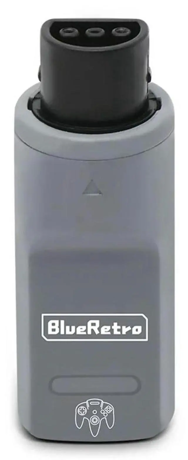 Alt view image 3 of 3 - Wireless Game Controllers Adapter for Nintendo 64 Console for PS3//Nintendo Switch Game Controllers Gray Rich