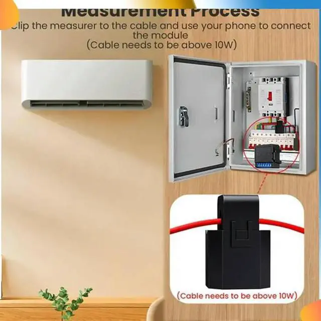 Alt view image 4 of 4 - Tuya 2 Gang Energy Meter Kwh Power Production Consumption Bidirectional Monitoring Meter