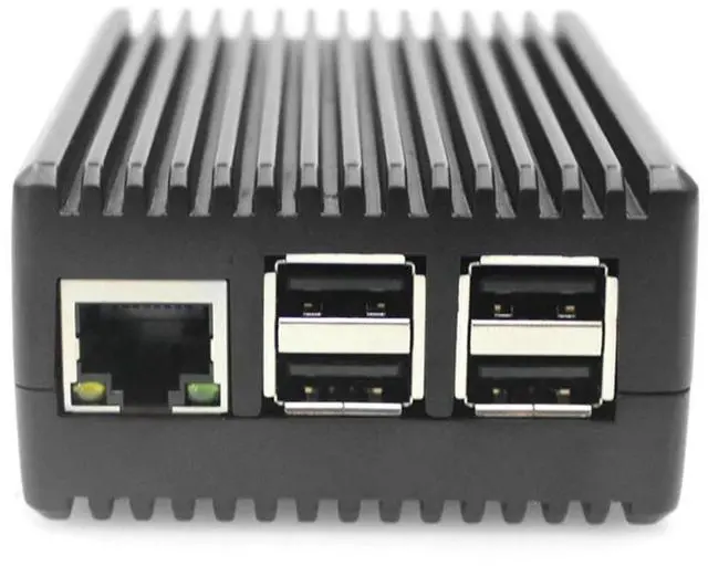 Alt view image 4 of 4 - For Raspberry Pi 3B/3B+ Pi Aluminum Alloy Shell Cooling l Case For Pi Raspberry 3B Heat Sink