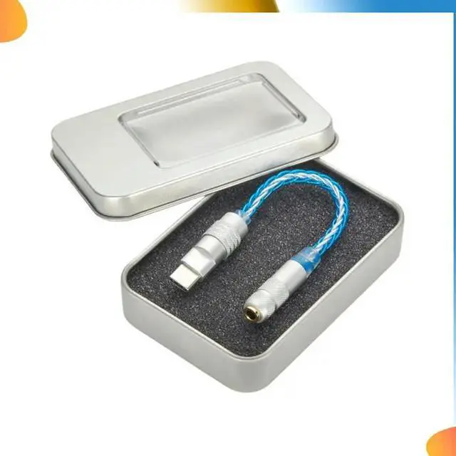 Alt view image 3 of 4 - Headphone Cable Adapter Dongle Headphone Amplifier Audio Adapter Cable USB Headphone Adapter Cable