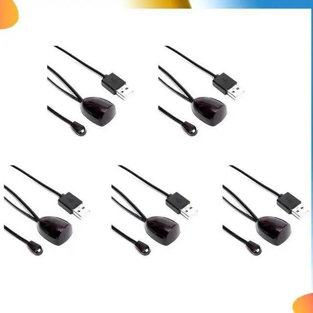 Alt view image 2 of 4 - 5X IR Extender Infrared IR Remote Control Receiver USB IR Receiver Adapter Transmitter For Cable Box Stereo Receiver