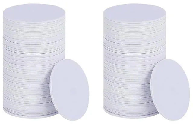 Alt view image 2 of 3 - 160Pcs NFC Tagsntag 215 NFC Sticker Chip Round NFC Tag Rewritable NFC Card Sticky Back NFC Enabled Cell Phone Devi