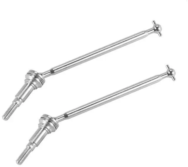 Alt view image 2 of 3 - 4Pcs Metal Front CVD Universal Drive Shaft 25-WJ03 For Hosim XLH 9125 RC Car Spare Parts Upgrade Accessories