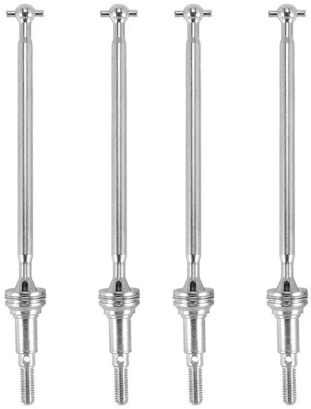 Alt view image 3 of 3 - 4Pcs Metal Front CVD Universal Drive Shaft 25-WJ03 For Hosim XLH 9125 RC Car Spare Parts Upgrade Accessories