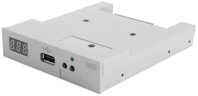 Alt view image 3 of 3 - Version SFR1M44-U100K USB Emulator Gray 3.5In 1.44MB USB SSD Floppy Drive Emulator for Electronic Keyboard for