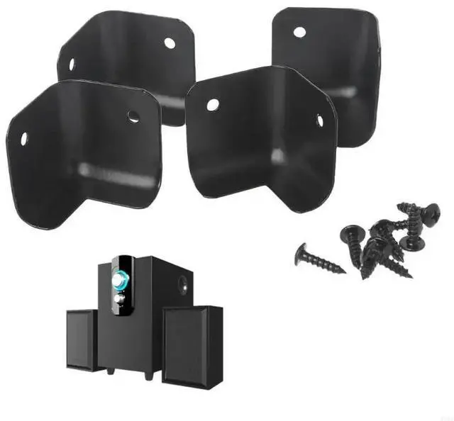 Alt view image 3 of 4 - 4x Guitar AMP Speaker Cabinet Corner Protectors Guitar Amplifier Corner Protector for MG Amplifier Front Corner