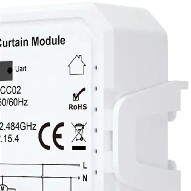 Alt view image 2 of 4 - Tuya Zigbee Curtain Module Home ligent Appliance Curtain Module Mobilephone APP Remotely Control For Alexa Home