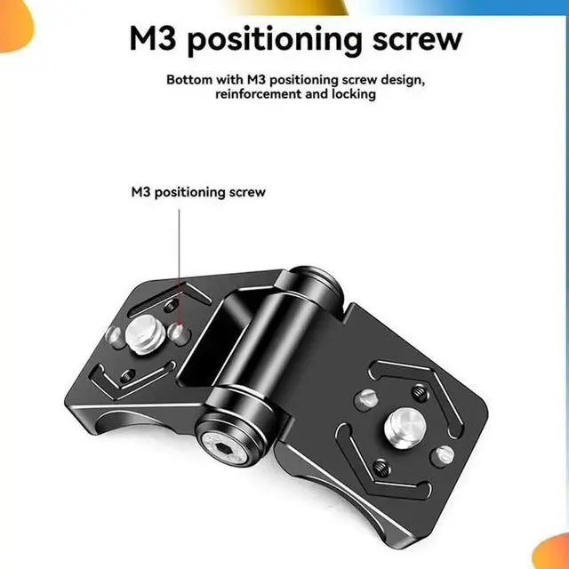 Alt view image 2 of 4 - Folding L Plate Arri Positioning Right-Angle Adapter For SDR Transmitter Bracket For Monitor Mount V-Mounting Plate