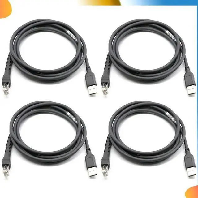 Alt view image 4 of 4 - 4X Data Cable LS2208 AP LS4208 DS9208 USB Port Data Cable