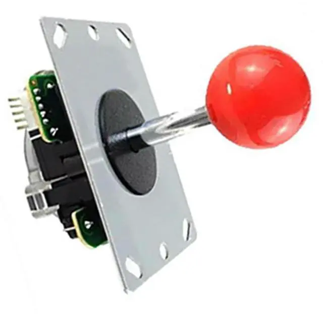 Alt view image 2 of 4 - 2X Arcade Joystick Controller Joystick Joystick With Circuit Board 5P Pin Without Light Joystick Game Console Handle D