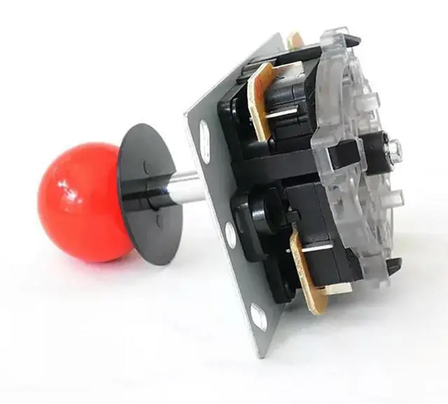 Alt view image 3 of 4 - 2X Arcade Joystick Controller Joystick Joystick With Circuit Board 5P Pin Without Light Joystick Game Console Handle D