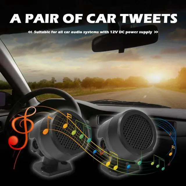 Alt view image 3 of 3 - Automotive Audio Speakers Car Tweeters Speakers 12V 500W Sound Loud Super Power 91Db