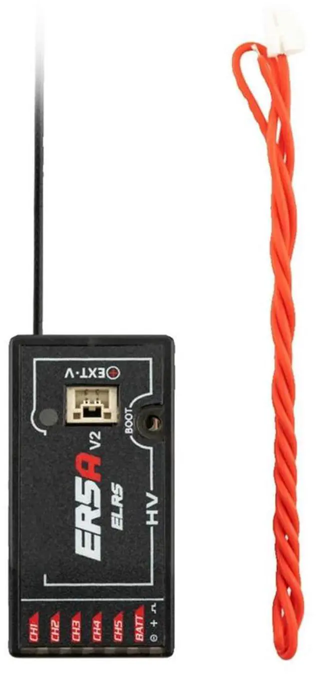 Alt view image 3 of 3 - ER5A V2 PWM Receiver ER5A 2.4GHz 5CH ExpressLRS PWM Mini Receiver Support Voltage Return for FPV Drones Rich