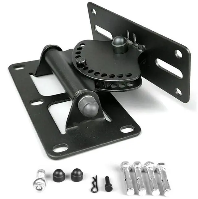 Alt view image 3 of 3 - Strong Universal Surround Speaker Wall Mount Ceiling Bracket Loudspeaker Wall Mounted Holder Tilt Rotate 60Kg 132Lbs Rich