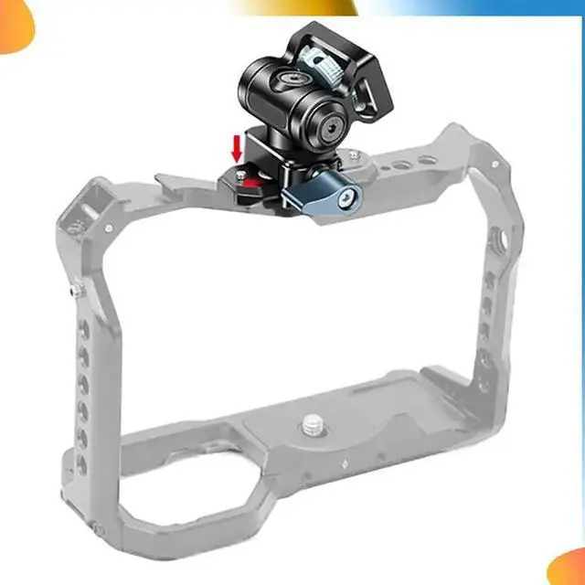 Alt view image 2 of 4 - Universal For Nato Clamp Quick Release Camera Field Monitor Mount Holder 360 Rotation 180° Tilt For RS Phone Mic
