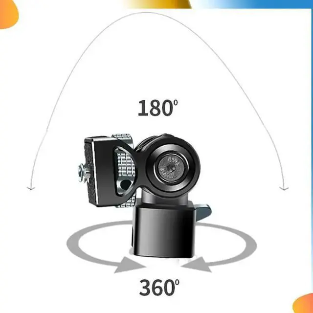 Alt view image 3 of 4 - Universal For Nato Clamp Quick Release Camera Field Monitor Mount Holder 360 Rotation 180° Tilt For RS Phone Mic