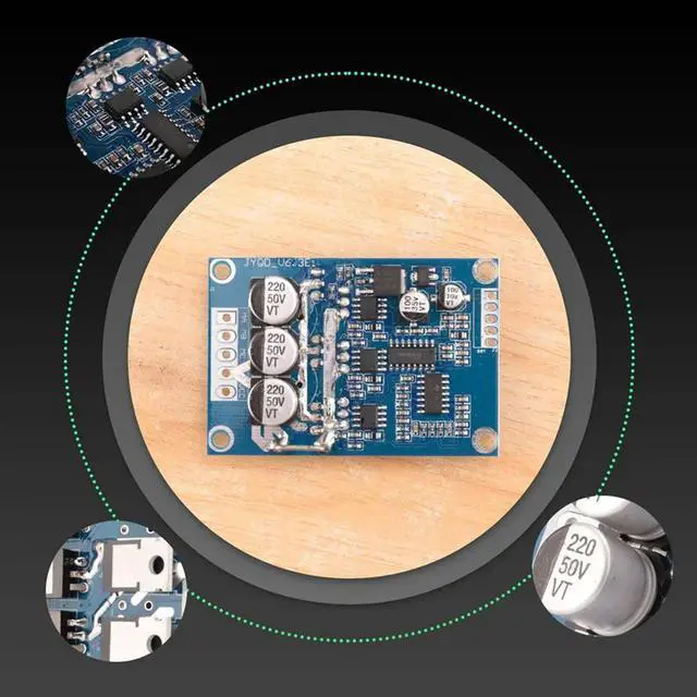 Main image of DC 12V-36V 500W Brushless Motor Controller Without Hall PWM Control Balanced Car Driver Board Durable Use