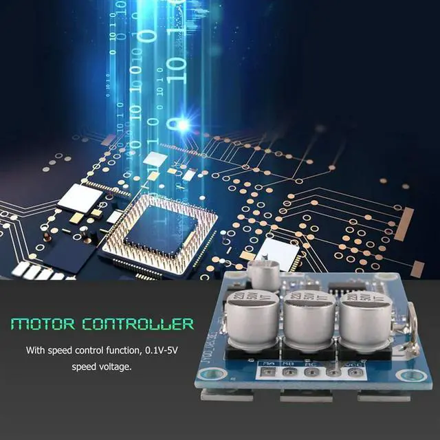 Alt view image 2 of 4 - DC 12V-36V 500W Brushless Motor Controller Without Hall PWM Control Balanced Car Driver Board Durable Use