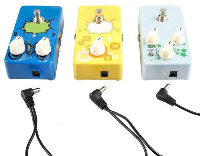 Alt view image 4 of 4 - 4X Daisy Chain Cable 1 To 5 Ways Guitar Effect Pedal Accessory 9V DC Adapter Plug Power Cord