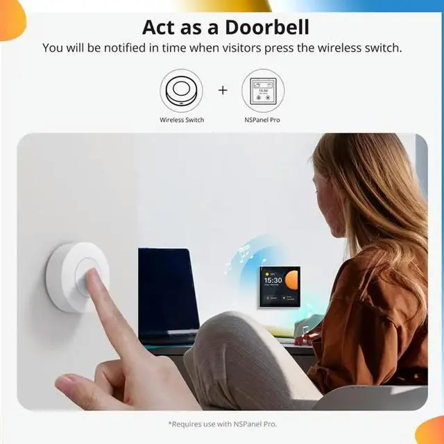 Alt view image 3 of 4 - Snzb-01P Zigbee Wireless Switch Scene Creator Three Control Modes And Alexa Routine Trigger Requires Zigbee Bridge