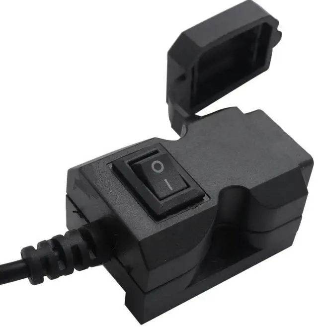 Alt view image 2 of 3 - 3X 12V Waterproof Motorbike Motorcycle Dual-USB Charger Power Socket Adapter Outlet