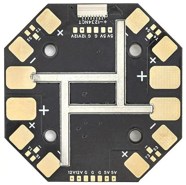 Alt view image 2 of 3 - PDB400A 4~ 12S 400A PDB Distribution Board 30.5Mm 400A Current Sensor For FPV Quadcopter Fixed Wing Model Aircraft