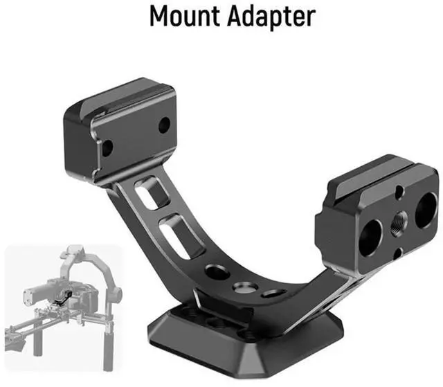 Alt view image 3 of 3 - Enhanced Stability Mount Adapter For Ronin S RS 3 RS 4 Arca Quick Release Plate Gimbal Stabilizer Shoulder Rig