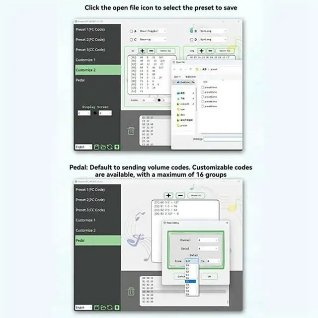 Main image of Sound Mode Switching Pedal Wireless MIDI Control Pedal Four Step Nail Smart Guitar Pedal For Electric Guitar