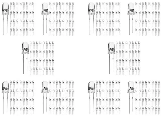 Main image of 1000Pcs/Lot 5Mm Round Purple Uv LED Diode Super Bright Water Clear LED Light Lamp Purple Color