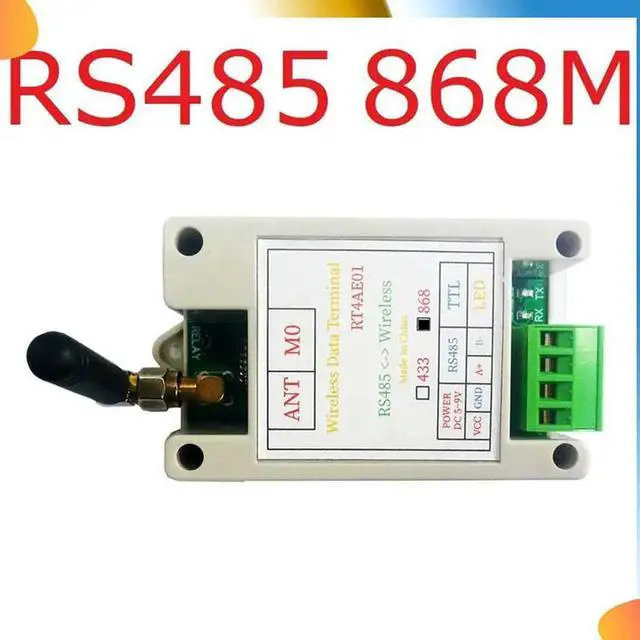 Alt view image 3 of 4 - RT4AE01 868M Wireless Transceiver Serial Data Long-Distance Transmission Module For PLC Relay Meter Reading Sensor