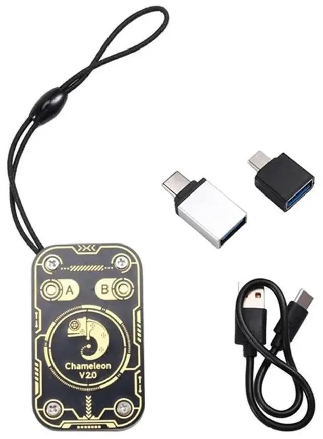Alt view image 2 of 6 - Chameleon Ultra V2.0 RFID Smart Chip Reader Emulator 125Khz 13.56Mhz Card Decode NFC Duplicator 4Xuid Key+3Xuid Ca