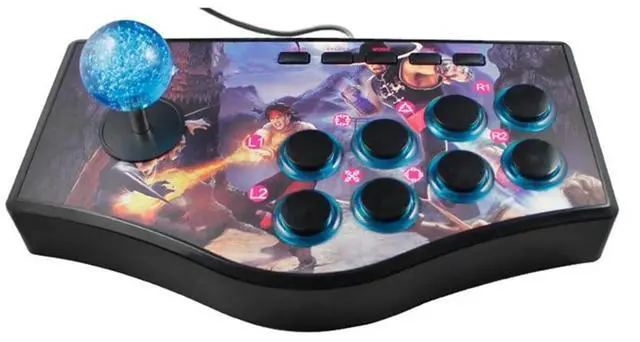 Alt view image 3 of 6 - Retro Arcade Game Rocker Controller Usb Joystick For Ps2/Ps3/Pc/Android Smart Tv Built-In Eight Direction Joyst Rich