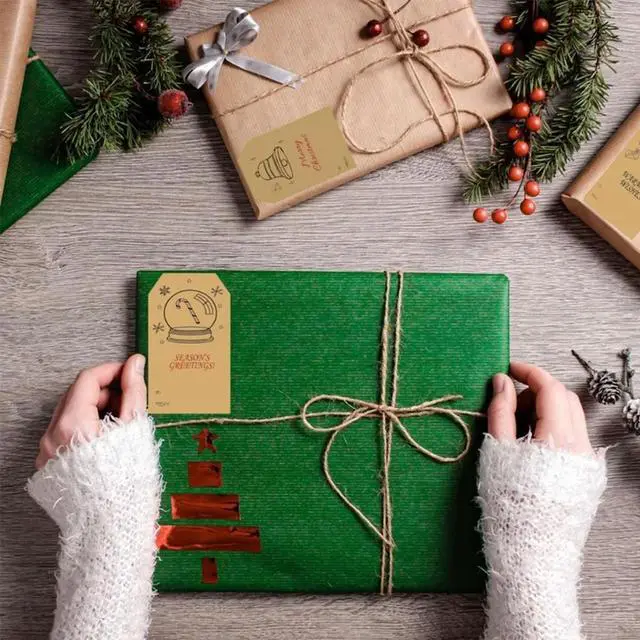 Alt view image 3 of 4 - 20 Pcs Christmas Gift Tagging Christmas Sticker els Christmas Gift els