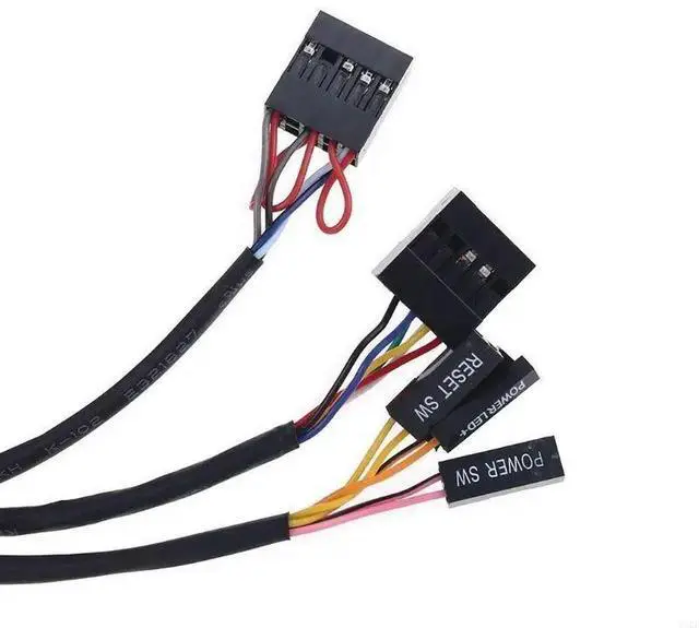 Alt view image 3 of 4 - Multifunctional USB 2.0 Computer PC Switch External Power On/Off Reset Button