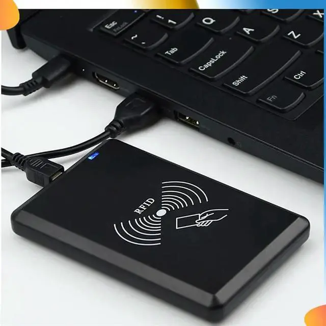 Alt view image 4 of 4 - USB RFID Reader IC Card Reader Contactless Card Reader HID Driver-Free Support Window Linux Android System