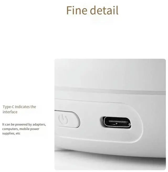 Main image of Colorful Flame Aromatherapy Machine Desktop Air Humidifier Home Diffuser Aromatherapy Machine Durable ,White
