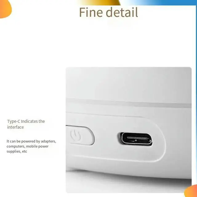 Alt view image 3 of 4 - Colorful Flame Aromatherapy Machine Desktop Air Humidifier Home Diffuser Aromatherapy Machine Durable ,White